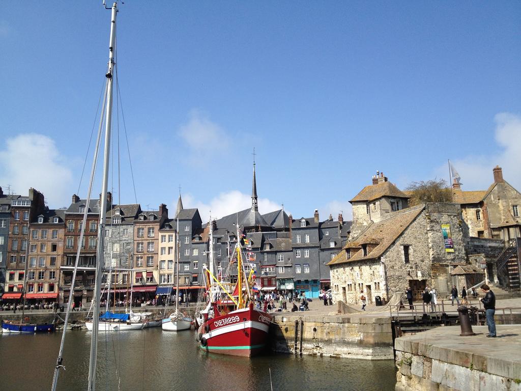 Le Duplex Appartement Honfleur Kamer foto